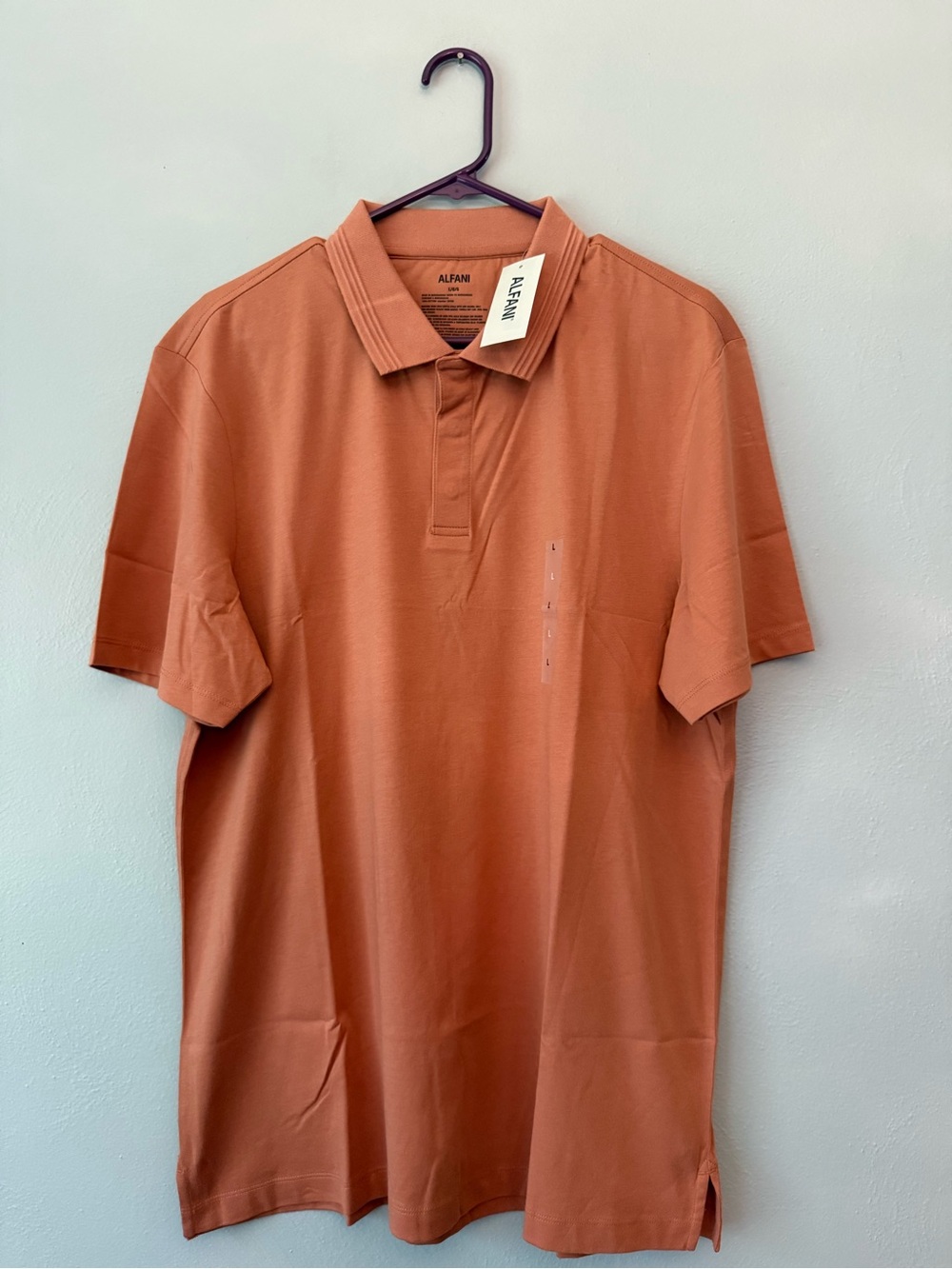 Alfani Men's Polo Shirt in Toasted Clay